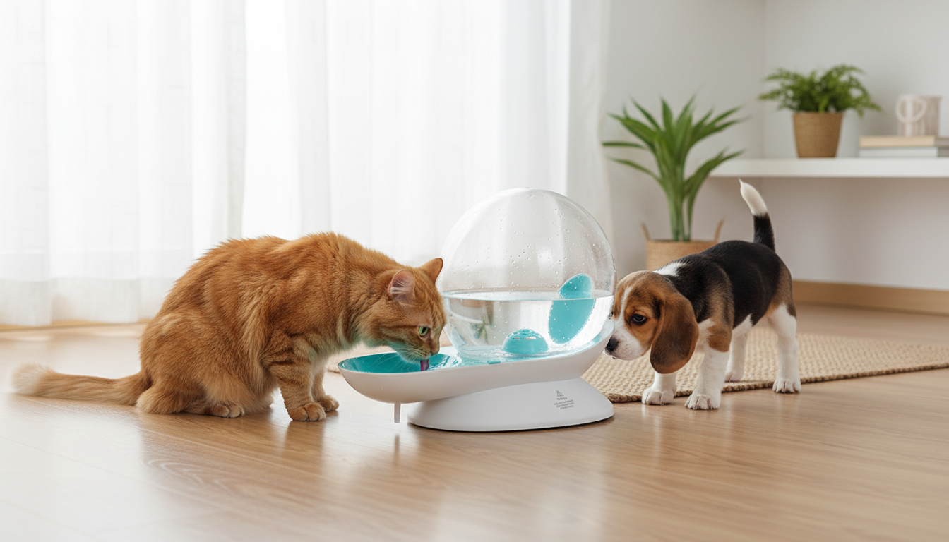 2.8L Automatic Pet Water Fountain: Fewer Refills